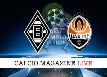 Borussia M'Gladbach Shakhtar Donetsk cronaca diretta live risultato in tempo reale