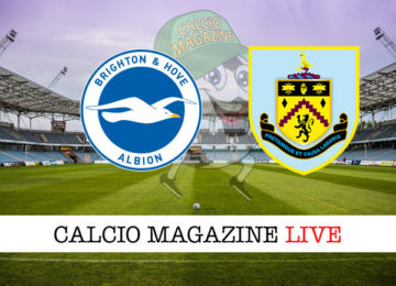 Brighton Burnley cronaca diretta live risultato in tempo reale