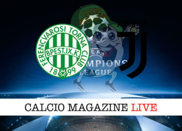 Ferencvaros Juventus cronaca diretta live risultato in tempo reale