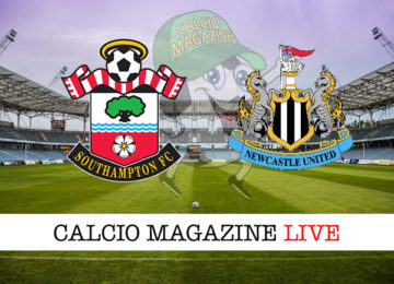 Southampton Newcastle cronaca diretta live risultato in tempo reale