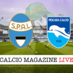 SPAL Pescara cronaca diretta live risultato in tempo reale