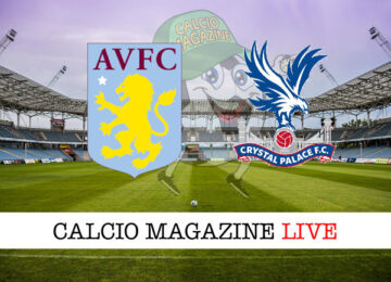 Aston Villa Crystal Palace cronaca diretta live risultato in tempo reale