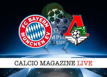 Bayern Monaco Lokomotiv Mosca cronaca diretta live risultato in tempo reale