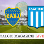 Boca Juniors Racing Club cronaca diretta live risultato in tempo reale