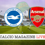 Brighton Arsenal cronaca diretta live risultato in tempo reale