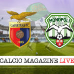 Casertana Monopoli cronaca diretta live risultato in tempo reale