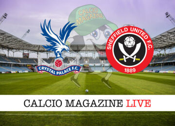 Crystal Palace Sheffield United cronaca diretta live risultato in tempo reale