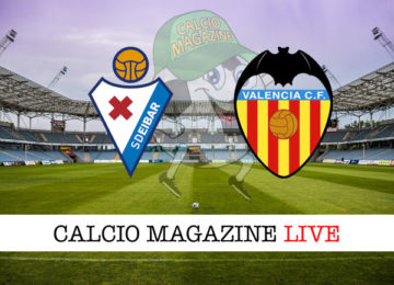 Eibar Valencia cronaca diretta live risultato in tempo reale