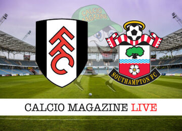 Fulham Southampton cronaca diretta live risultato in tempo reale