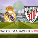 Real Madrid Athletic Bilbao cronaca diretta live risultato in tempo reale