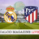 Real Madrid Atletico Madrid cronaca diretta live risultato in tempo reale