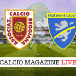 Reggiana Frosinone cronaca diretta live risultato in tempo reale