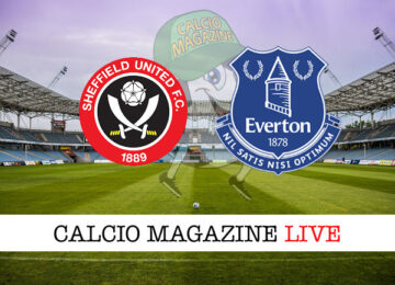 Sheffield United Everton cronaca diretta live risultato in tempo reale