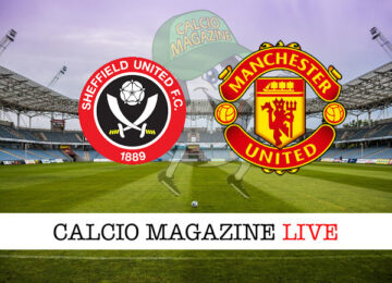 Sheffield United Manchester United cronaca diretta live risultato in tempo reale