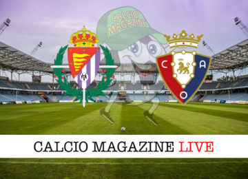 Valladolid Osasuna cronaca diretta live risultato in tempo reale