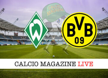 Werder Brema Borussia Dortmund cronaca diretta live risultato in tempo reale