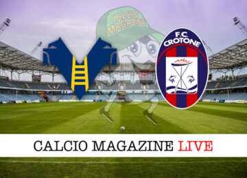 Hellas Verona Crotone cronaca diretta live risultato in tempo reale