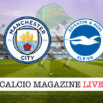 Manchester City Brighton cronaca diretta live risultato in tempo reale