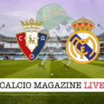 Osasuna Real Madrid cronaca diretta live risultato in tempo reale