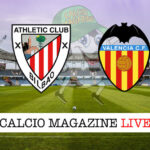 Athletic Bilbao Valencia cronaca diretta live risultato in tempo reale