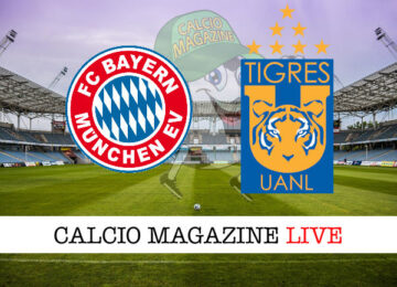 Bayern Monaco Tigres cronaca diretta live risultato in tempo reale