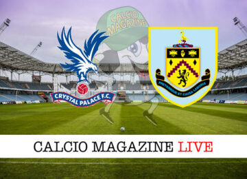 Crystal Palace Burnley cronaca diretta live risultato in tempo reale