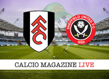 Fulham Sheffield United cronaca diretta live risultato in tempo reale