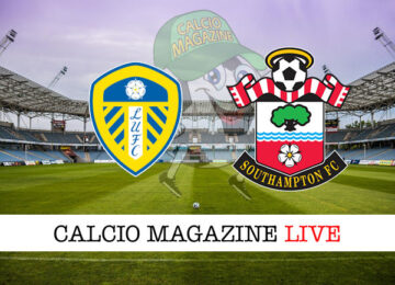 Leeds United Southampton cronaca diretta live risultato in tempo reale