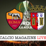 Roma Sporting Braga cronaca diretta live risultato in tempo reale