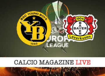 Young Boys Bayer Leverkusen cronaca diretta live risultato in tempo reale