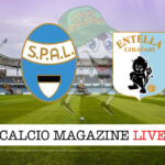 SPAL Virtus Entella cronaca diretta live risultato in tempo reale