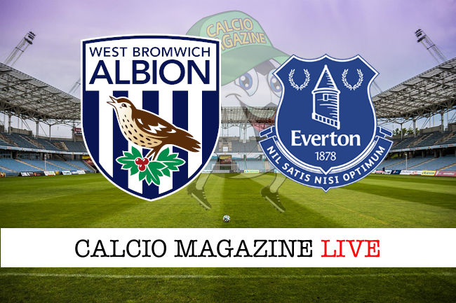 West Bromwich Everton United cronaca diretta risultato in tempo reale