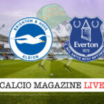 Brighton – Everton cronaca diretta live risultato in tempo reale