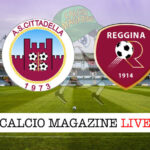 Cittadella - Reggina cronaca diretta live risultato in tempo reale