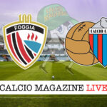 Foggia Catania cronaca diretta live risultato in tempo reale