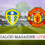 Leeds United - Manchester United cronaca diretta live risultato in tempo reale