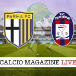 Parma Crotone cronaca diretta live risultato in tempo reale