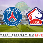 PSG Lille cronaca diretta live risultato in tempo reale