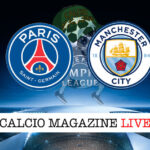 PSG - Manchester City cronaca diretta live risultato in tempo reale