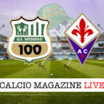 Sassuolo - Fiorentina cronaca diretta live risultato in tempo reale