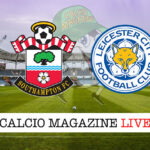 Southampton - Leicester cronaca diretta live risultato in tempo reale