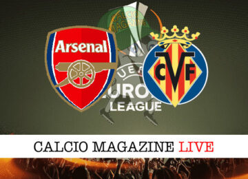 Arsenal - Villarreal cronaca diretta live risultato in tempo reale