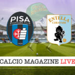 Pisa - Virtus Entella cronaca diretta live risultato in tempo reale