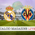 Real Madrid Villareal cronaca diretta live risultato in tempo reale