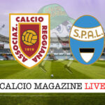 Reggiana SPAL cronaca diretta live risultato in tempo reale