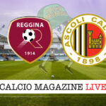 Reggina Ascoli cronaca diretta live risultato in tempo reale