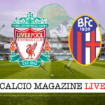 Liverpool Bologna cronaca diretta live risultato in tempo reale