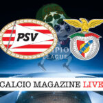 PSV Benfica cronaca diretta live risultato in tempo reale