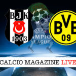 Besiktas Borussia Dortmund cronaca diretta live risultato in tempo reale