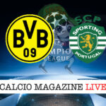 Borussia Dortmund Sporting Lisbona cronaca diretta live risultato in tempo reale